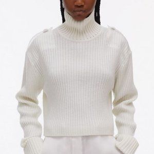 Helmut Lang military crop sweater, XS